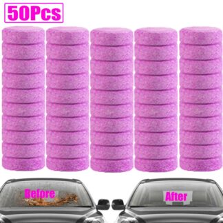Car Windshield Cleaner Effervescent Tablets Solid Washer Agent Universal Auto Glass Water Dust Soot Remover car accessories 1