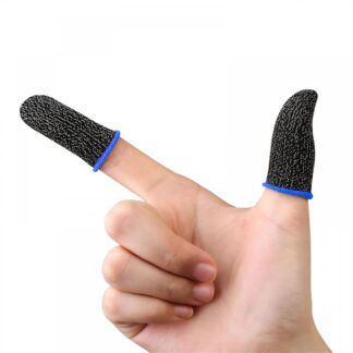 A Pair For PUBG Gaming Finger Sleeve Breathable Fingertips Sweatproof Anti-slip Fingertip Cover Thumb Gloves For Mobile Game 1