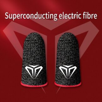 1Pair Gaming Finger Cover Sleeves Breathable Fingertips Sleeve For PUBG Mobile Phone Games Sensitive Touch Screen Finger Cots 1