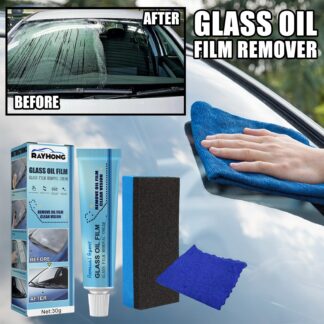 1pcs Universal Car Glass Polishing Degreaser Cleaner Oil Film Clean Polish Paste for Bathroom Window Glass Windshield Windscreen 1