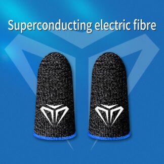 1 Pair For PUBG Gaming Finger Sleeve Breathable Fingertips Sweatproof Anti-slip Fingertip Cover Thumb Gloves For Mobile Game 1