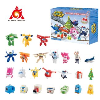 Super Wings Advent Calendar Exclusive Xmas 24pcs Blind Doors Airplane Robot Action Figures Christmas Birthday Gifts Toys For Kid 1