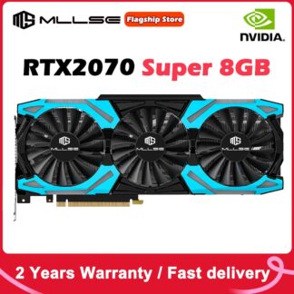 MLLSE RTX 2070 Super Graphics Card 8GB 256Bit GDDR6 HDMI*1 DP*3 PCIE PCI-E3.0 16X NVIDIA GeForce rtx2070super Gaming Video Card 1