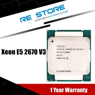 Used Intel Xeon E5 2670 V3 CPU E5-2670V3 SR1XS 2.30GHZ 30M 12-CORES LGA 2011-3 processor 1