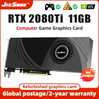 JIESHUO rtx2080ti 11gb NVIDIA GDDR6 Graphics card  for desktop computer game GPU graphics card RTX 2080TI 11GB esports gaming pc 1