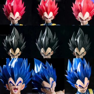 Anime Tonsenarttoys Berserker Blue Silent Avenger Primitive Prince Vegeta Head Red Black Blue Yellow Accessories Fit Figures Toy 1
